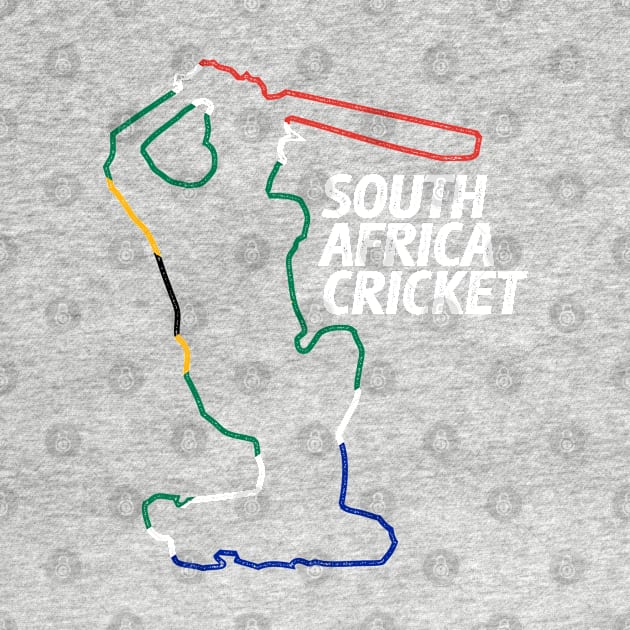 South African Cricket & Flag by BraaiNinja